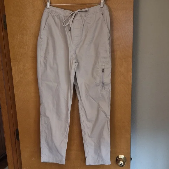 Eddie Bauer Light Tan Ripstop Cargo Pants 10 - Picture 1 of 5